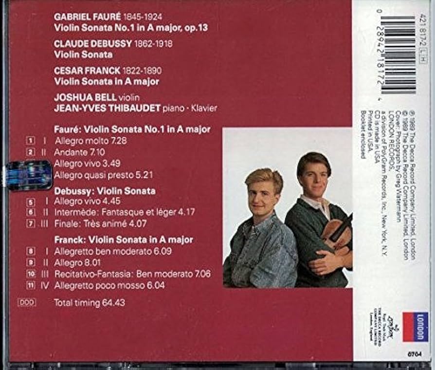 Violin Sonatas: 0028942181724: Amazon.com: CDs & Vinyl